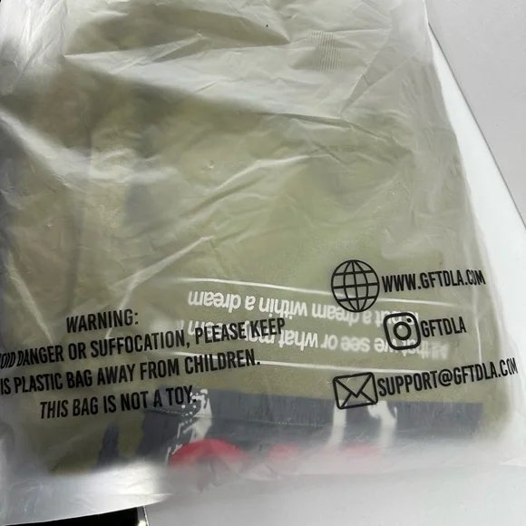 NWT GFTD‎ LA Pray For Gifted 313 Hoodie Wash Olive Green Men’s L Streetwear - Picture 12 of 12